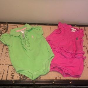 Ralph Lauren Baby Girls Romper